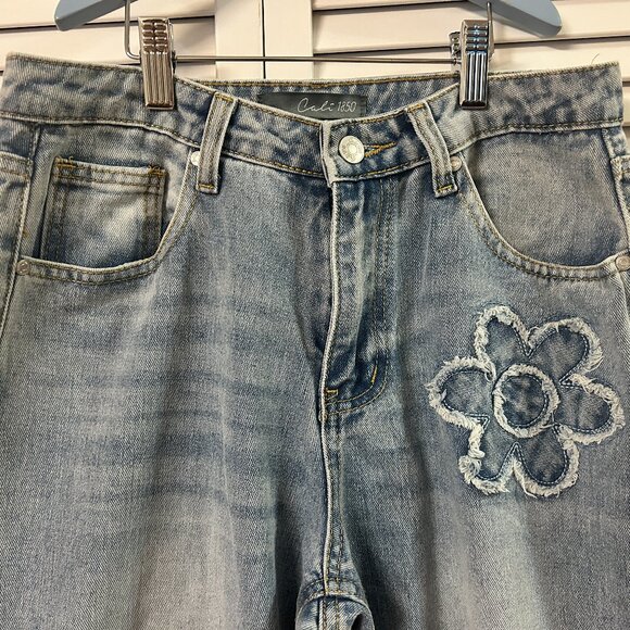 New. Gorgeous Cali 1850 Baggy Jeans: Size 7/ 28 - Picture 7 of 15